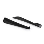 19 Inch Rear Bumper Canard Fin Splitter Diffuser Valence Spoiler Lip Carbon Fiber Generic