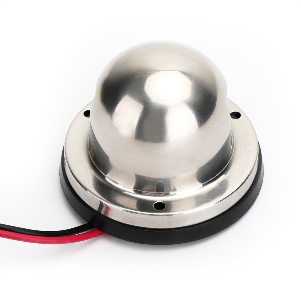 12V LED Bow Navigation Lights 2 in 1 Stainless Steel Marine Yacht Pontoon