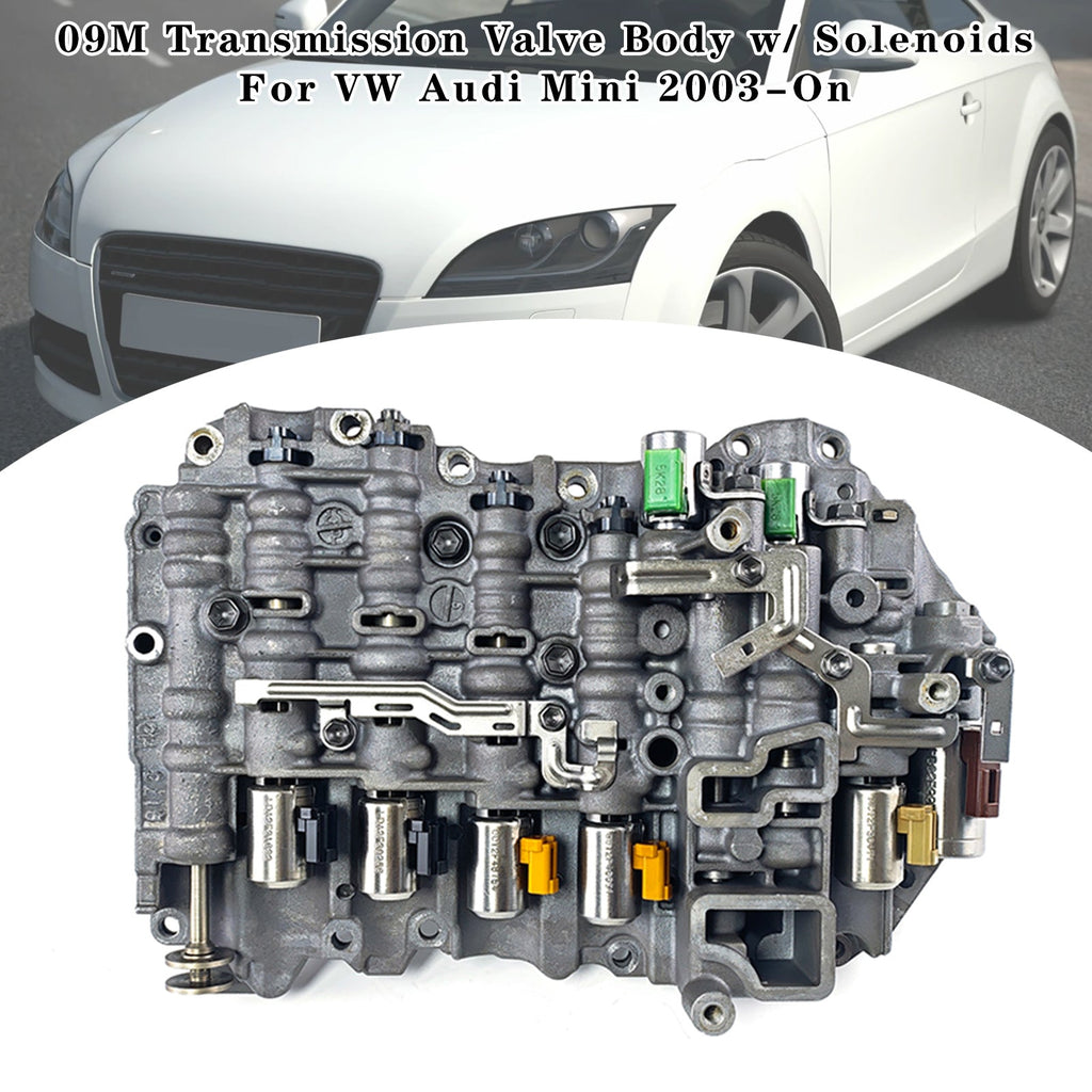 09M Automatic Transmission Valve Body Complete with Solenoids for VW Audi Mini 2003+
