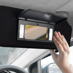 1997-2004 Corvette C5 Black Shaded Sun Visors Pair with Built-in Vanity Mirrors