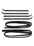 1997 Ford F150 Vintage Body Door Window Seal Weatherstrip 4-Piece Front Sweep Belt with 2-Piece Seal Kit