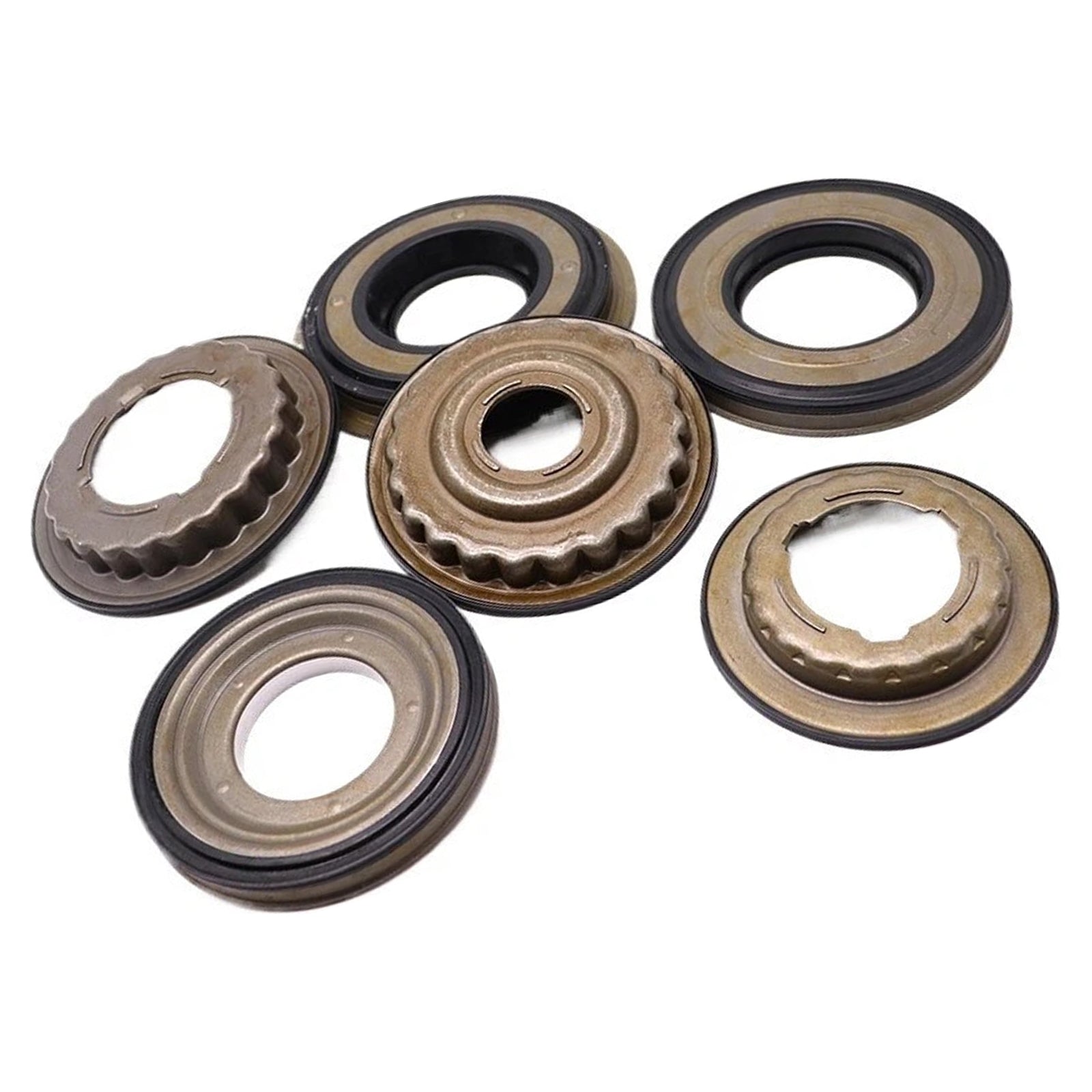 136200D 6-Piece Automatic Transmission Piston Set Compatible with Toyota Camry RAV4 Corolla U250 U251