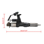 095000-6593 Diesel Fuel Injector for Hino J08E Kobelco 3.8 4.7 1984-2018 Single Unit