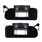 Corvette C5 Black Sun Visor Set with Vanity Mirror 1997-2004 Shaded Pair