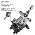 Nissan Xterra 2000-2004 2.4L L4 Petrol Ignition Distributor Assembly with Cap and Rotor 221003S500