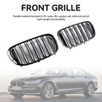 BMW 7 Series G11 Long-Wheelbase Pre-Facelift 2-Slat Black Front Kidney Grille 2015-2019