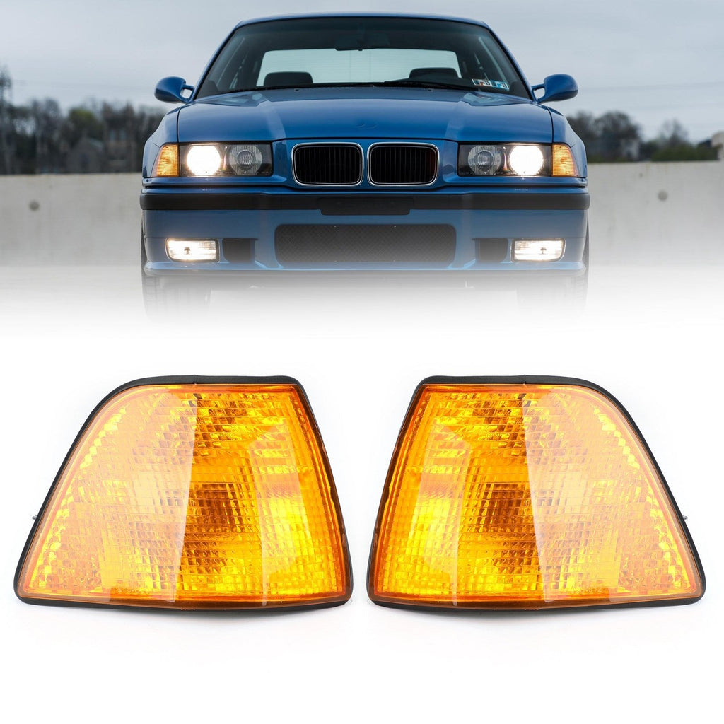 1992-1998 BMW E36 3-Series Four-Door Sedan/Hatchback European Style Amber Corner Signal Lights