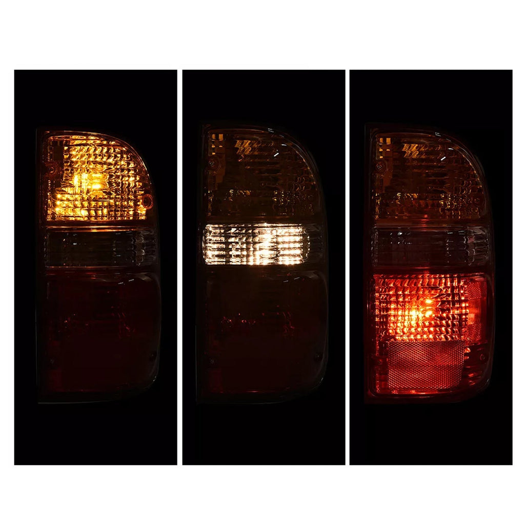 Toyota Tacoma 2001 2002 2003 2004 Rear Tail Lamp Lights Pair with Bulbs