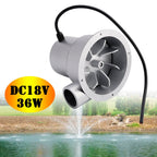 12V Hydroelectric Power Generator with 18V DC Brushless Motor 36W 50W High Efficiency