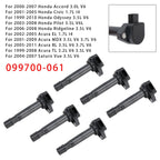 Acura EL 1.7L I4 2002-2005 6-Piece Ignition Coil Set 099700-061 099700-072