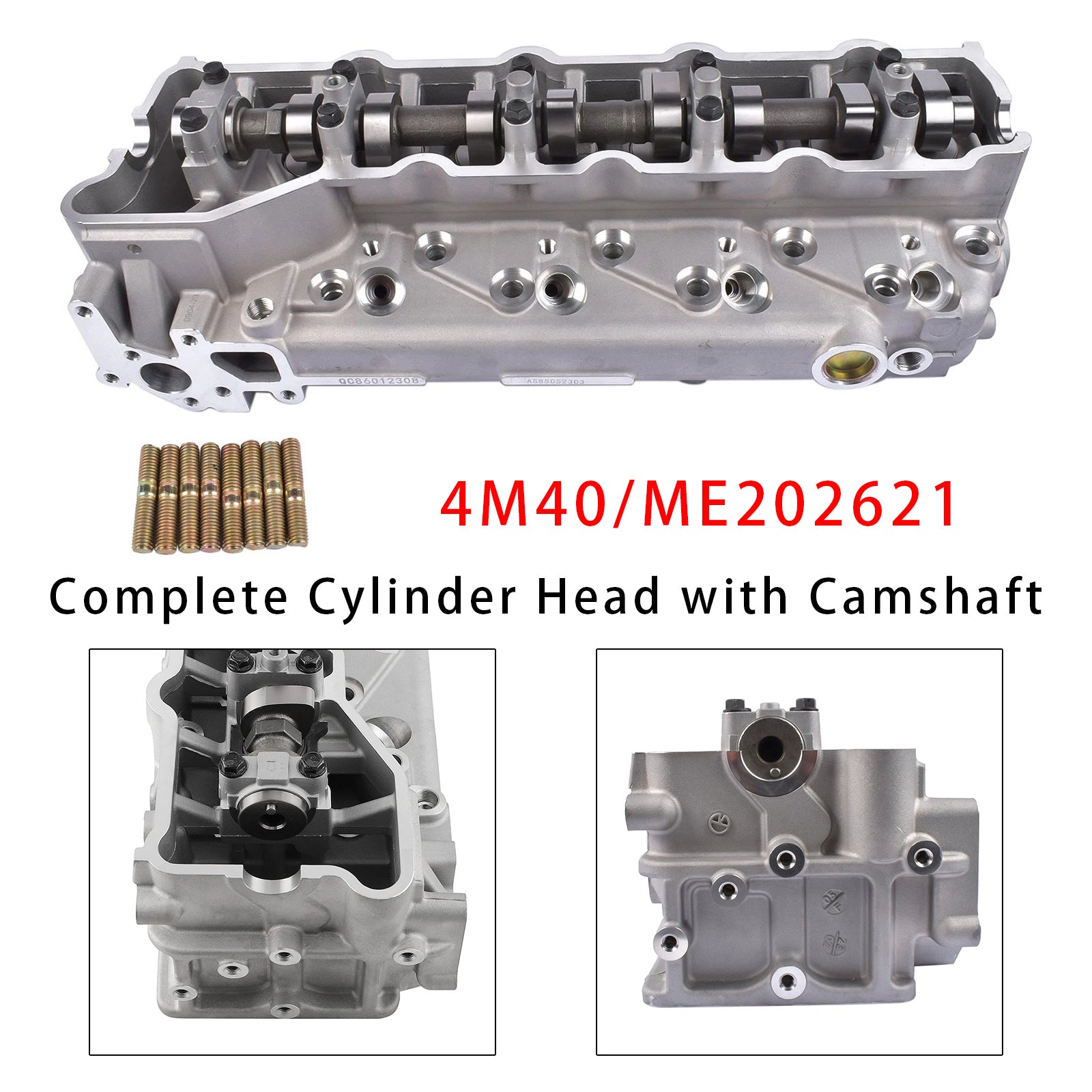 1994-1999 Mitsubishi PAJERO II 4M40-T 2.8L Turbo Diesel Full Cylinder Head (V46W, V26W, V3_W, V2_W, V4_W)