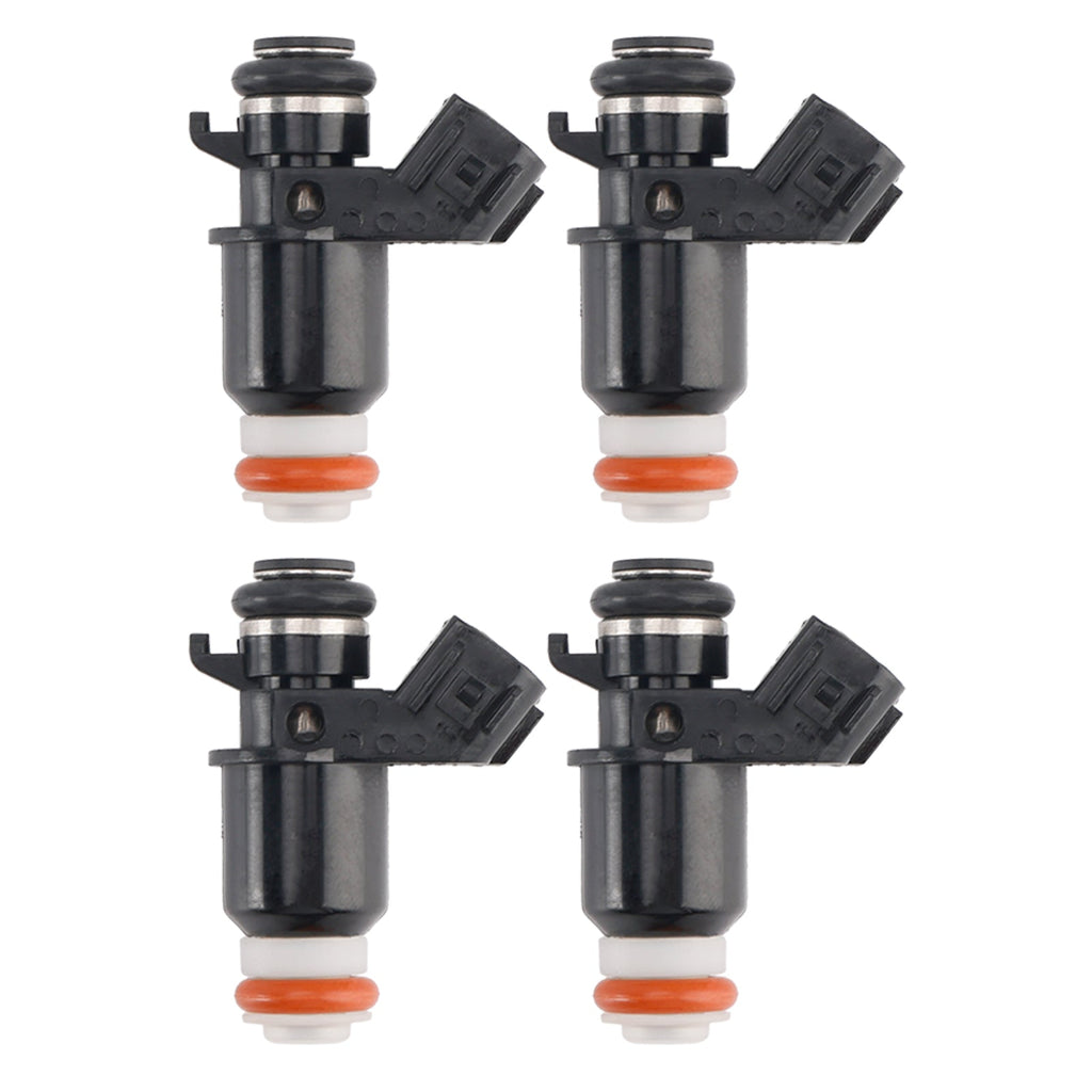 Honda Civic 2001-2005 1.7L 4-Piece Fuel Injector Set 16450-PLD-003 ACURA EL Compatible