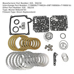 02E DQ250 Transmission Master Rebuild Kit Overhaul Clutch Plates For Audi VW