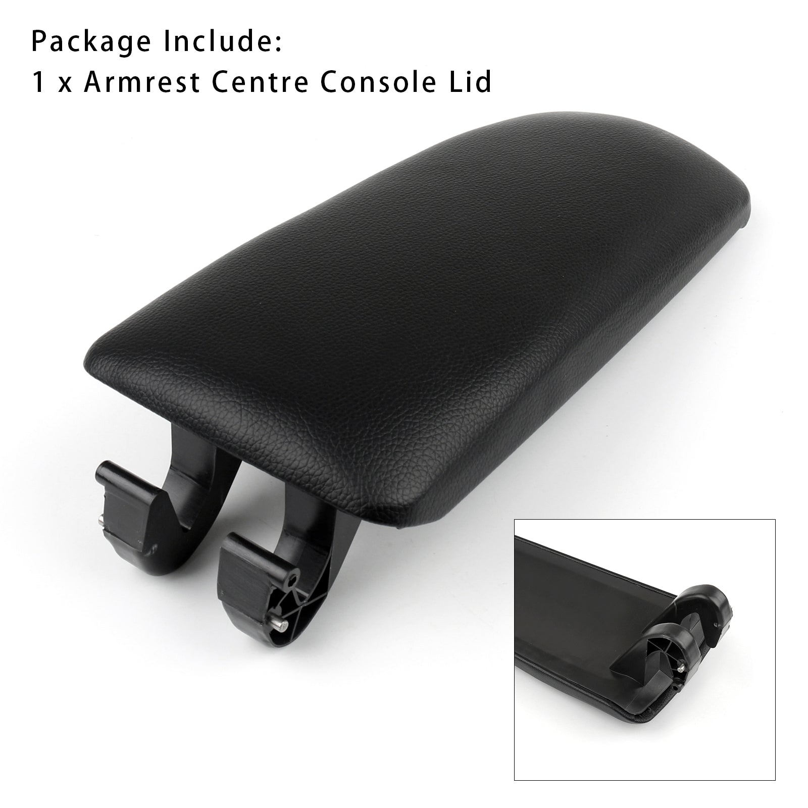 2001-2008 Audi A4 B6 B7 Center Console Black Leather Armrest Cover 8E0864245E