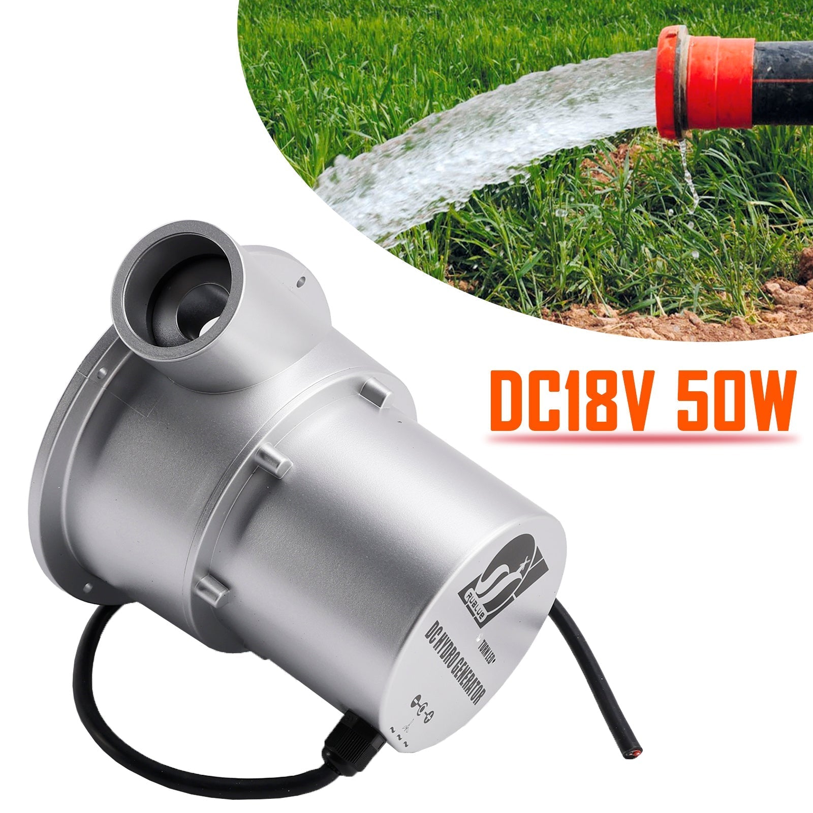 12V Hydroelectric Power Generator with 18V DC Brushless Motor 36W 50W High Efficiency