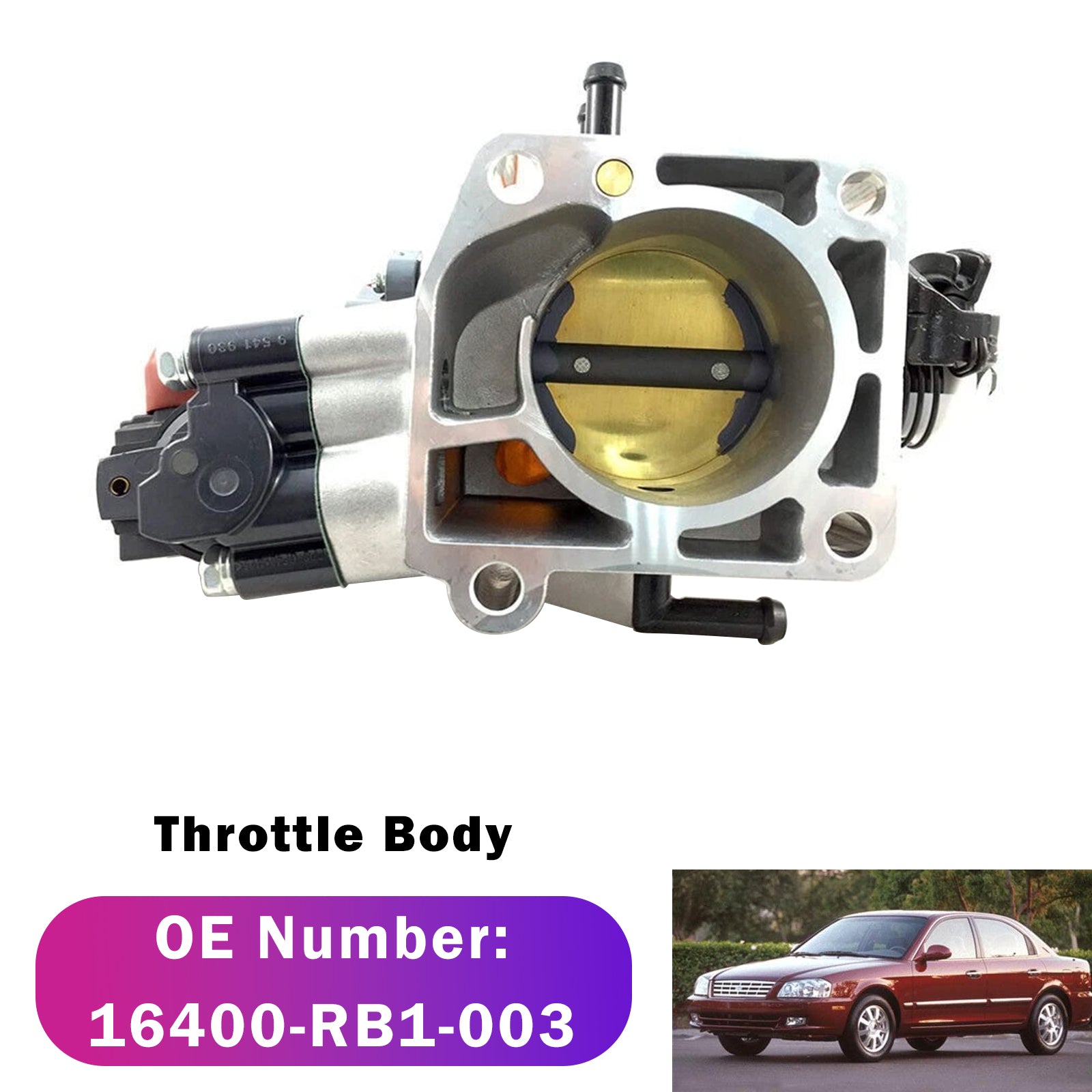 2002-2004 Santa Fe 2351CC DOHC Naturally Aspirated 4-Cylinder Throttle Body 35100-37300