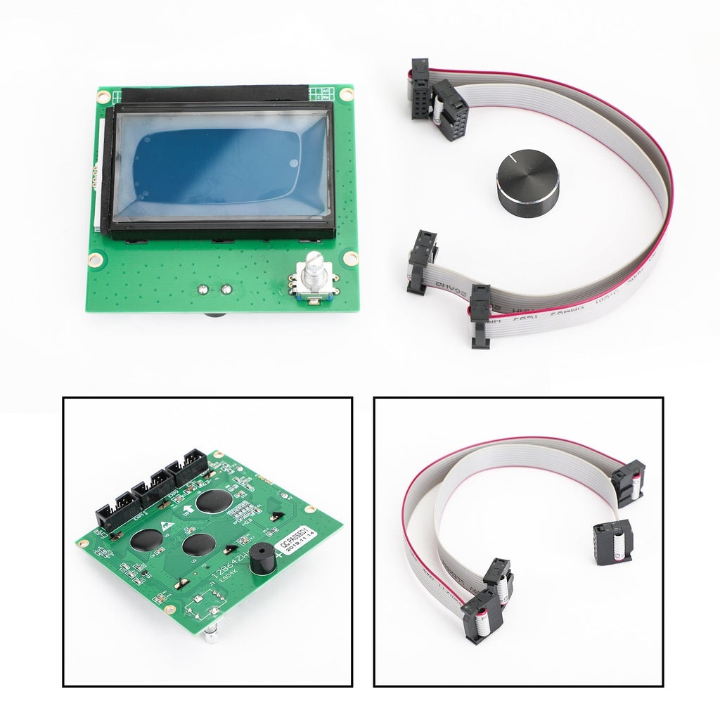 Creality CR-10 S 3D Printer LCD Display Screen Replacement Kit with 2 Wires