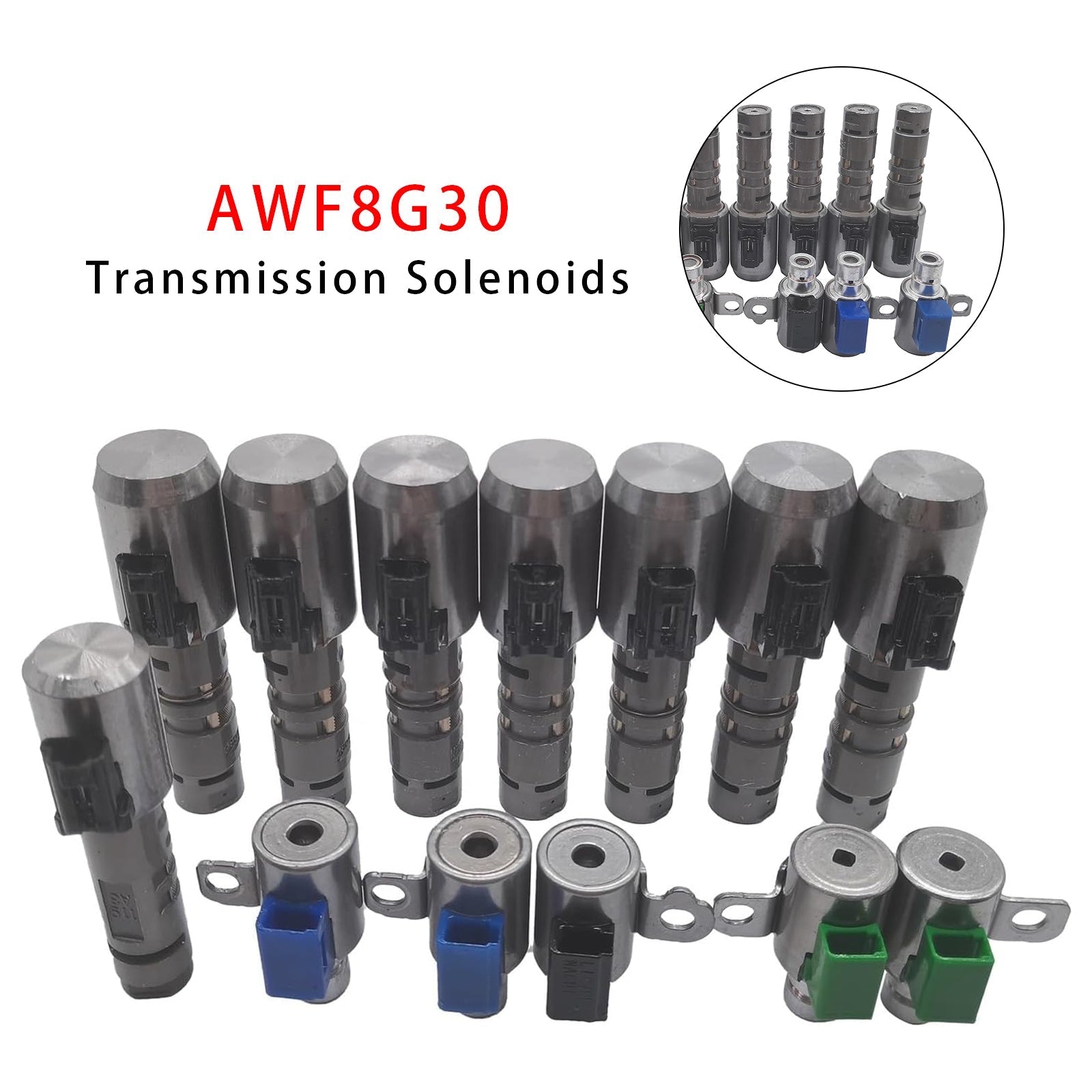 13-Piece AWF8G30 Gearbox Solenoids for BMW X2 Citroen C4 and C5 Models