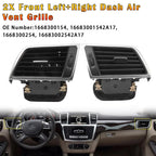 16683002542A17 For Mercedes Benz ML Class (W166) 2013 2014 2015 Front Left+Right Dash Air Vent Grille 2PCS
