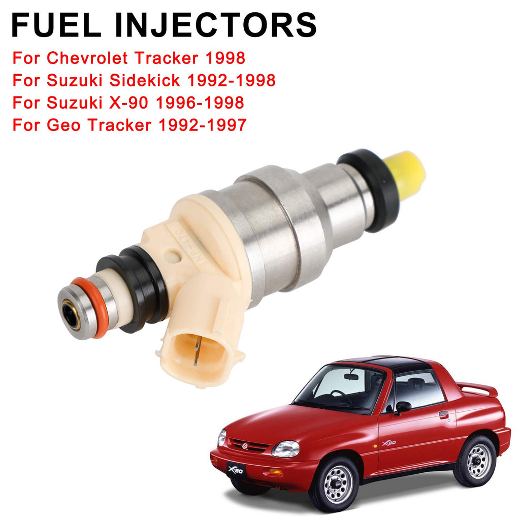 1 Piece INP-470 Fuel Injector Fits Suzuki Sidekick X-90 and Chevy Tracker 1.6L