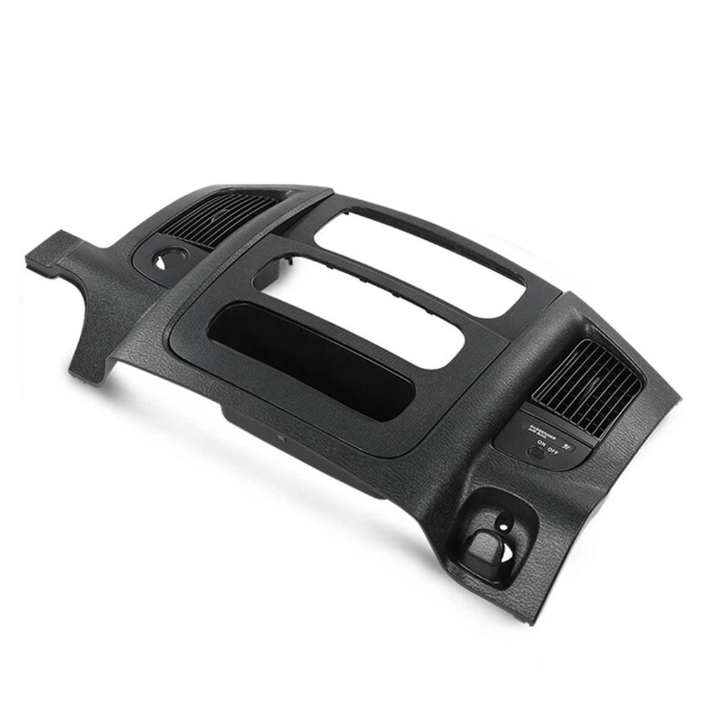 Dodge Ram 1500 Center Dashboard Radio and Air Vent Trim Bezel Panel Black 2002-2005