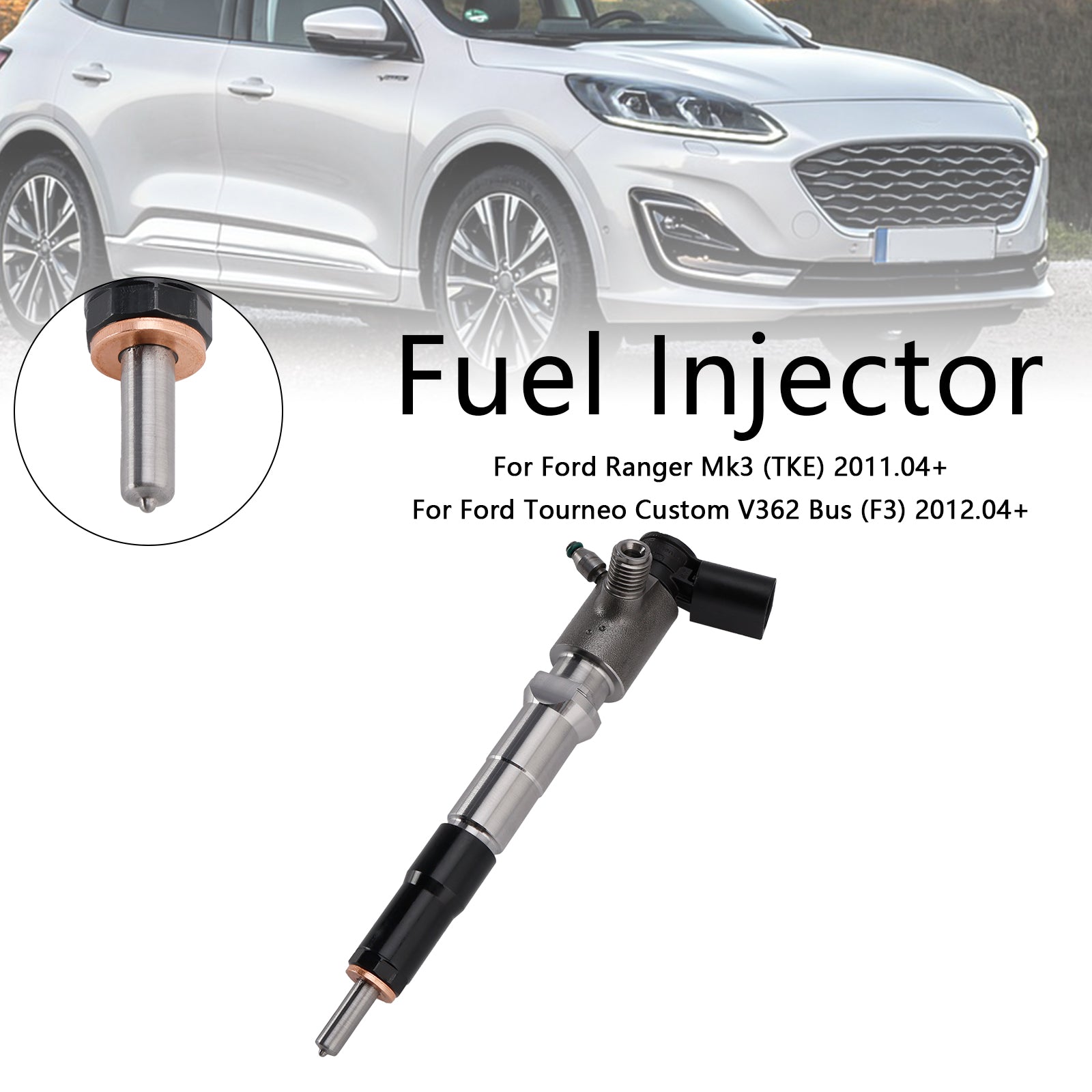 Fuel Injector GK2Q-9K546-AC VDO 2143478 for Ford Focus Transit Tourneo 2.0L Single Unit