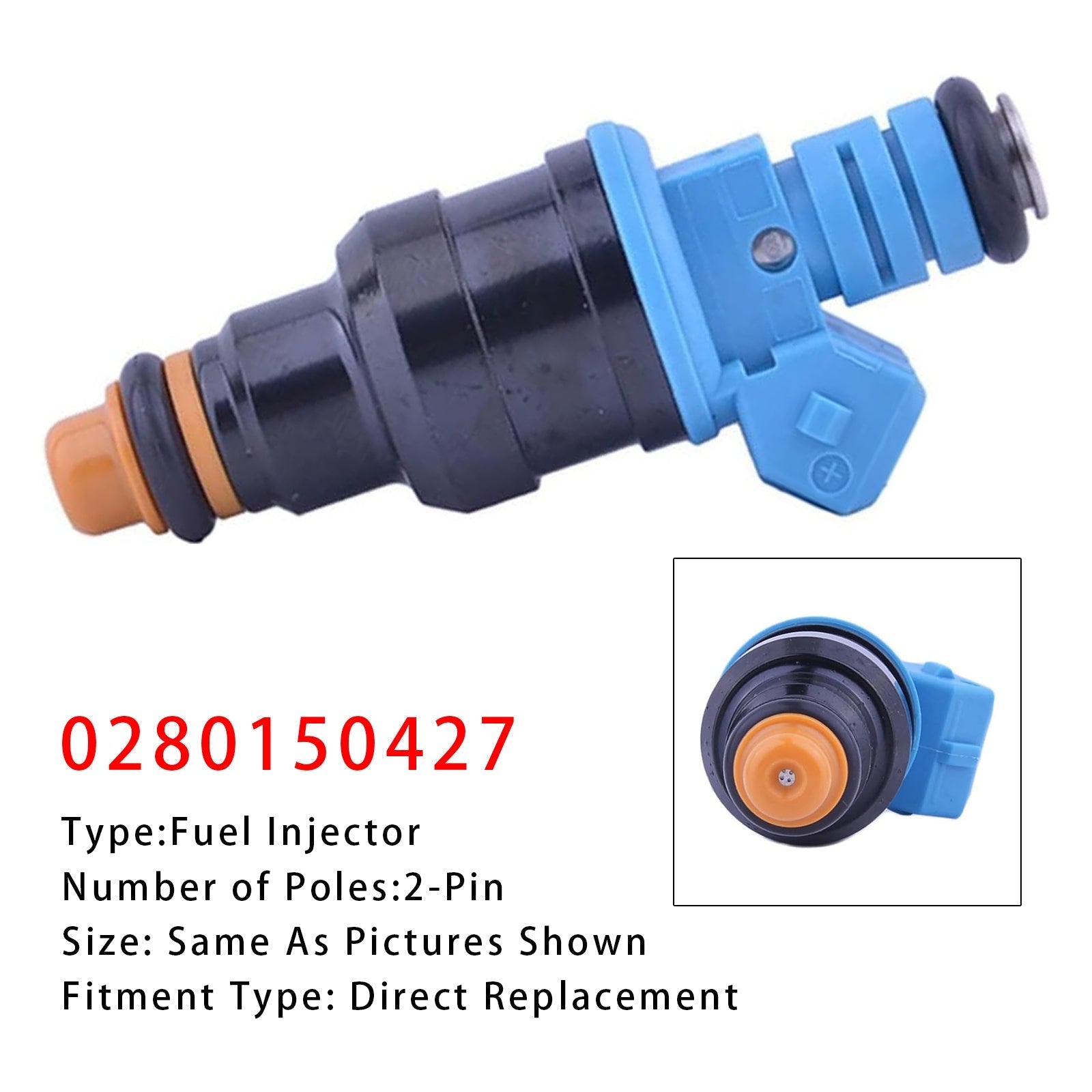 1Pc OEM Fuel Injector 0280150427 Opel Astra 2.0L Cavalier Calibra