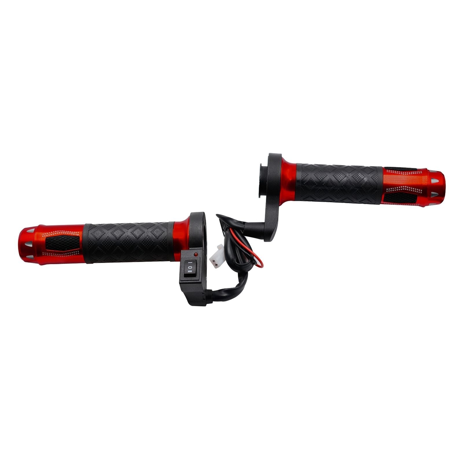12V Motorcycle Heated Handlebar Grips 22Mm Alu Universal Warmer Gold Generic