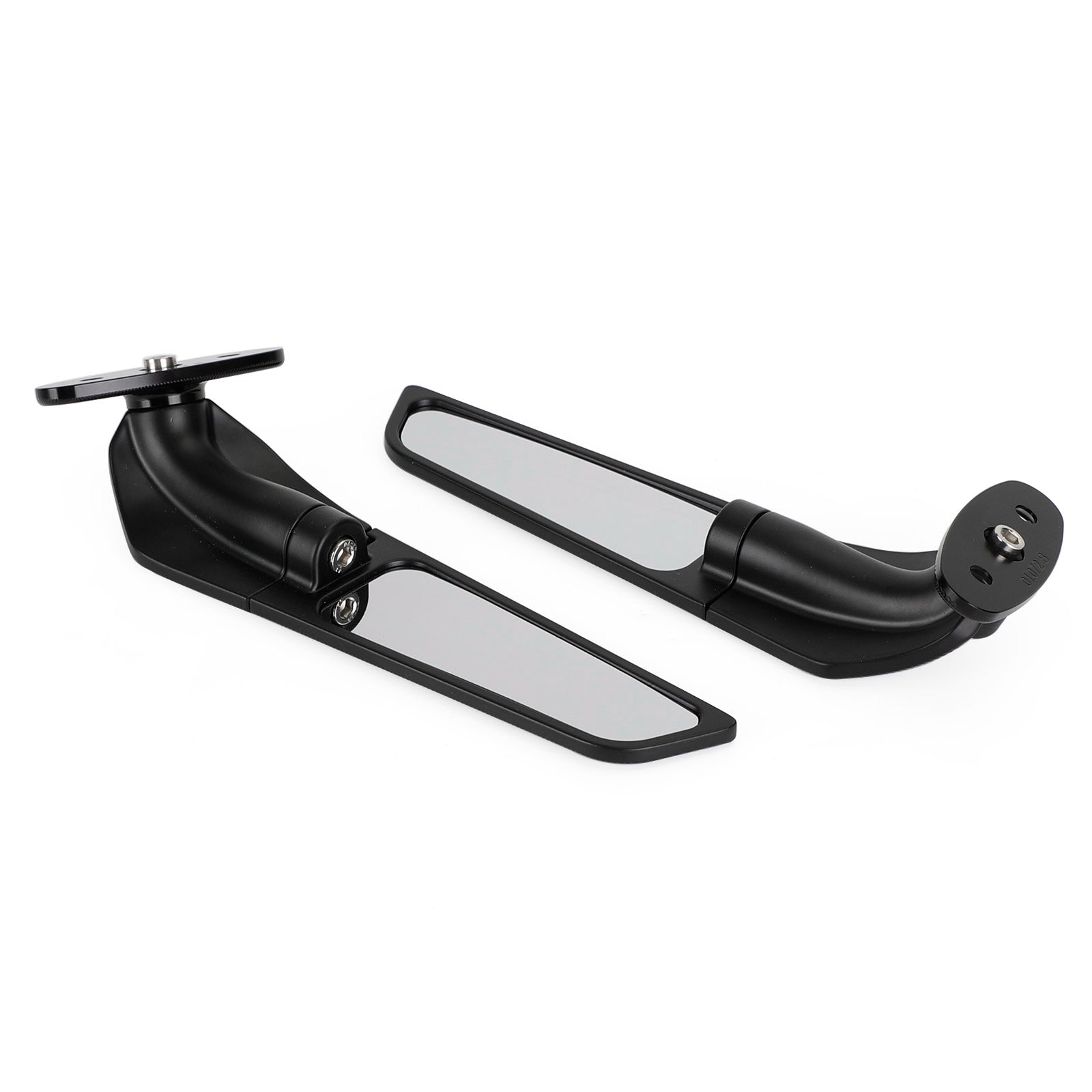 2000-2019 Suzuki GSXR Adjustable Rearview Mirrors with Wing Fin Design 600 750 1000