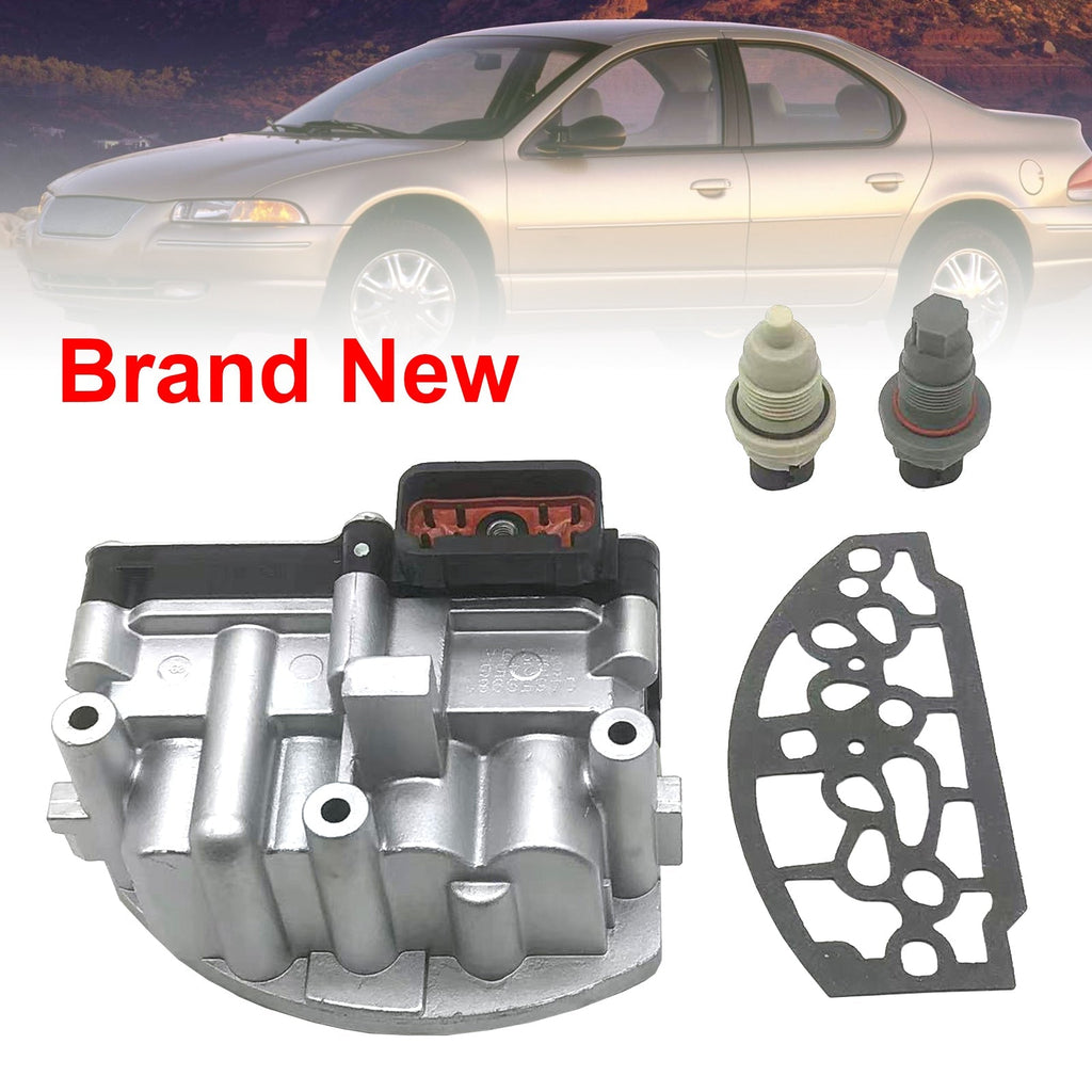 A604 41TE Transmission Solenoid Block Assembly & Speed Sensors for 1995-2007 Dodge Stratus Voyager