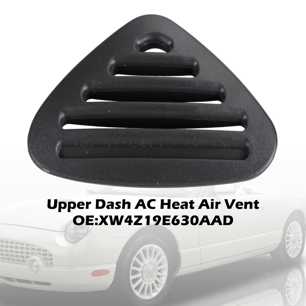 2002 Ford Thunderbird Upper Dashboard Air Vent Control Black XW4Z19E630AAD