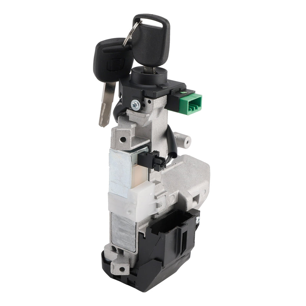 2002-2004 Honda Civic 1.7L 1700CC L4 GAS Ignition Switch Lock Cylinder with 2 Keys (with Chip)