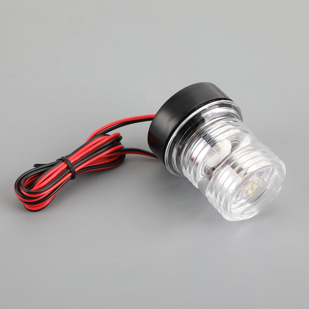 12V Round LED Anchor Navigation Lamp Marine Signal Light for Vessel Boats