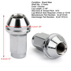 14x2 Carbon Steel Lugs Nuts For Ford F150 Expedition Lug 4L3Z-1012-A 24pcs Generic