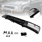 1992-1995 Toyota 4Runner Matte Black LED Front Bumper Grille Insert