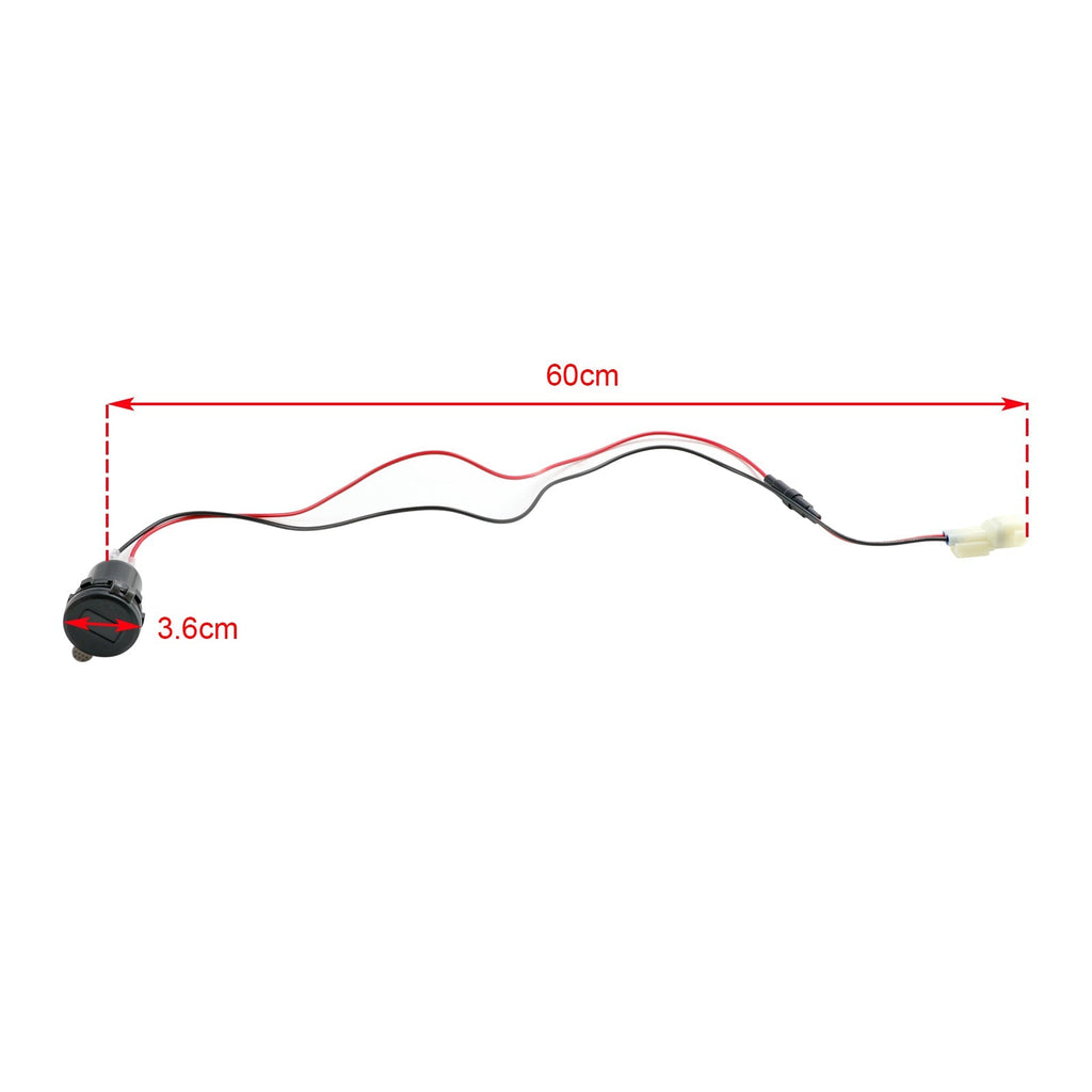 12V USB-C Quick Charge Socket Adapter for Honda NX400 2024