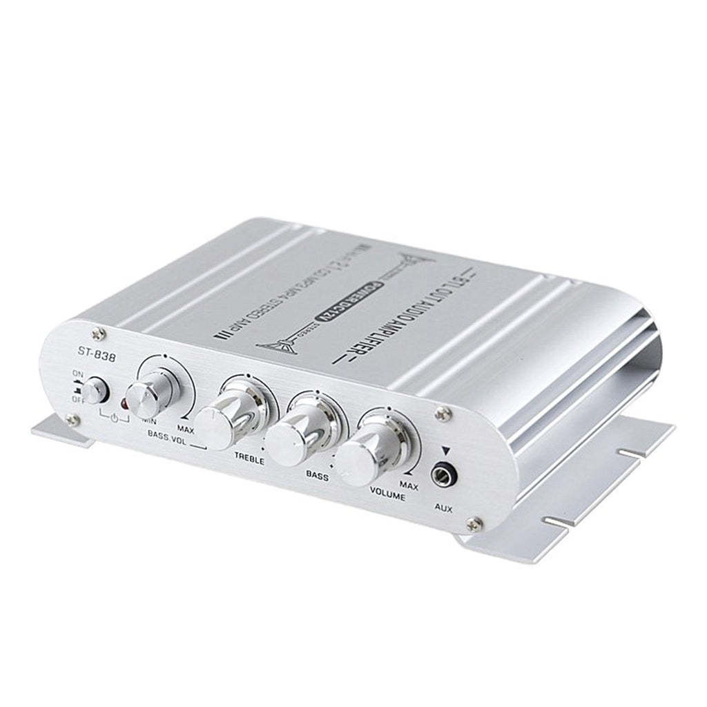 2.1 Channel 400W 12V Car Audio Amplifier Hi-Fi Stereo MP3 Radio Booster for CA