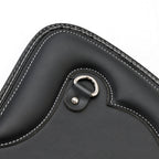 CNC Machined Heat Shield Saddle Protector Pair Black Brown 1985-2017 Harley Touring Softail Dyna Sportster