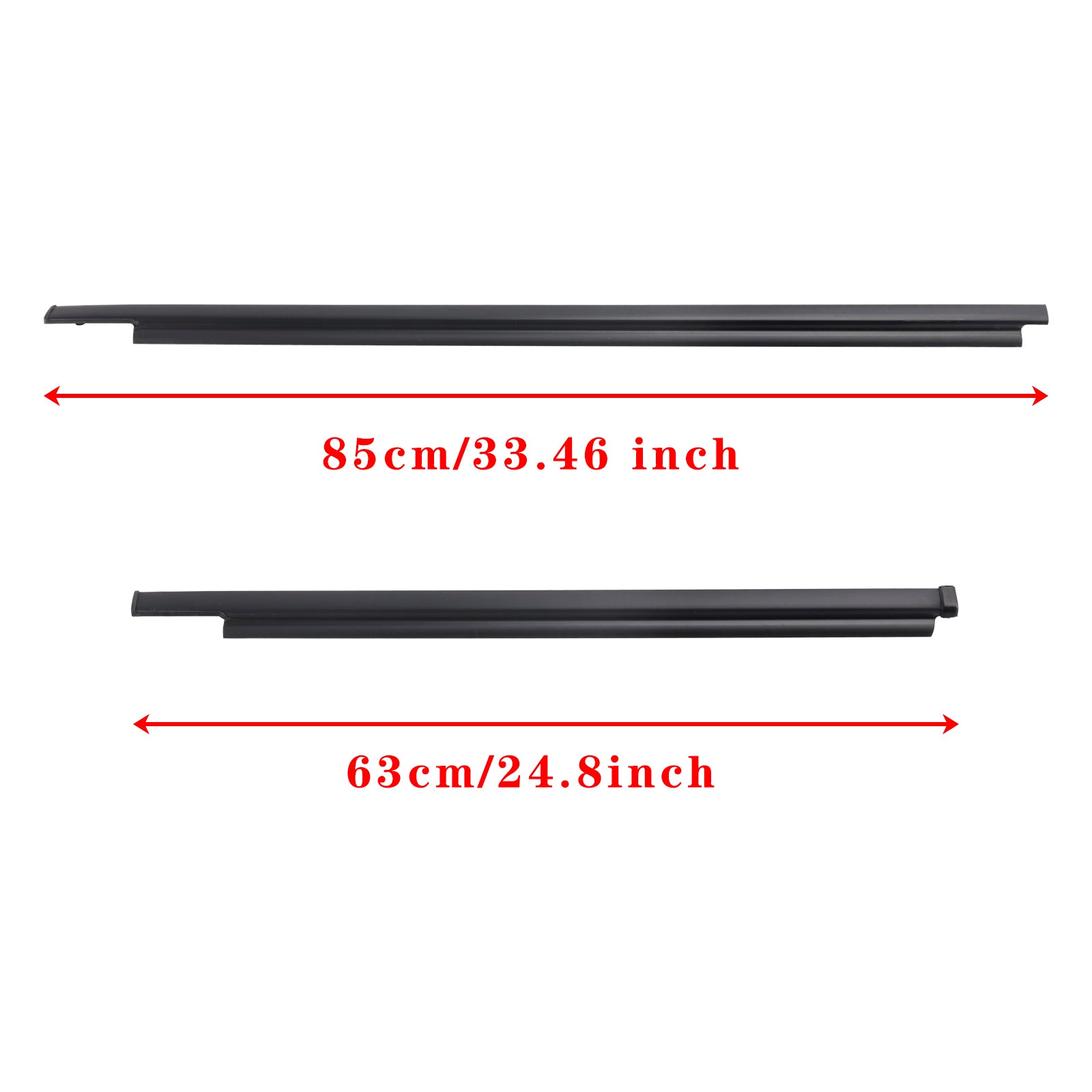 1996 1997 1998 1999 2000 2001 4Runner Door Weatherstrip Outer Molding Glass Belt 4PC