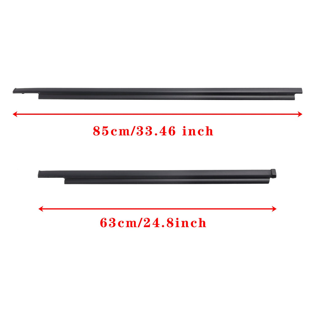 Toyota 4Runner 1996-2001 4-Piece Outer Door Glass Weatherstrip Molding Belt