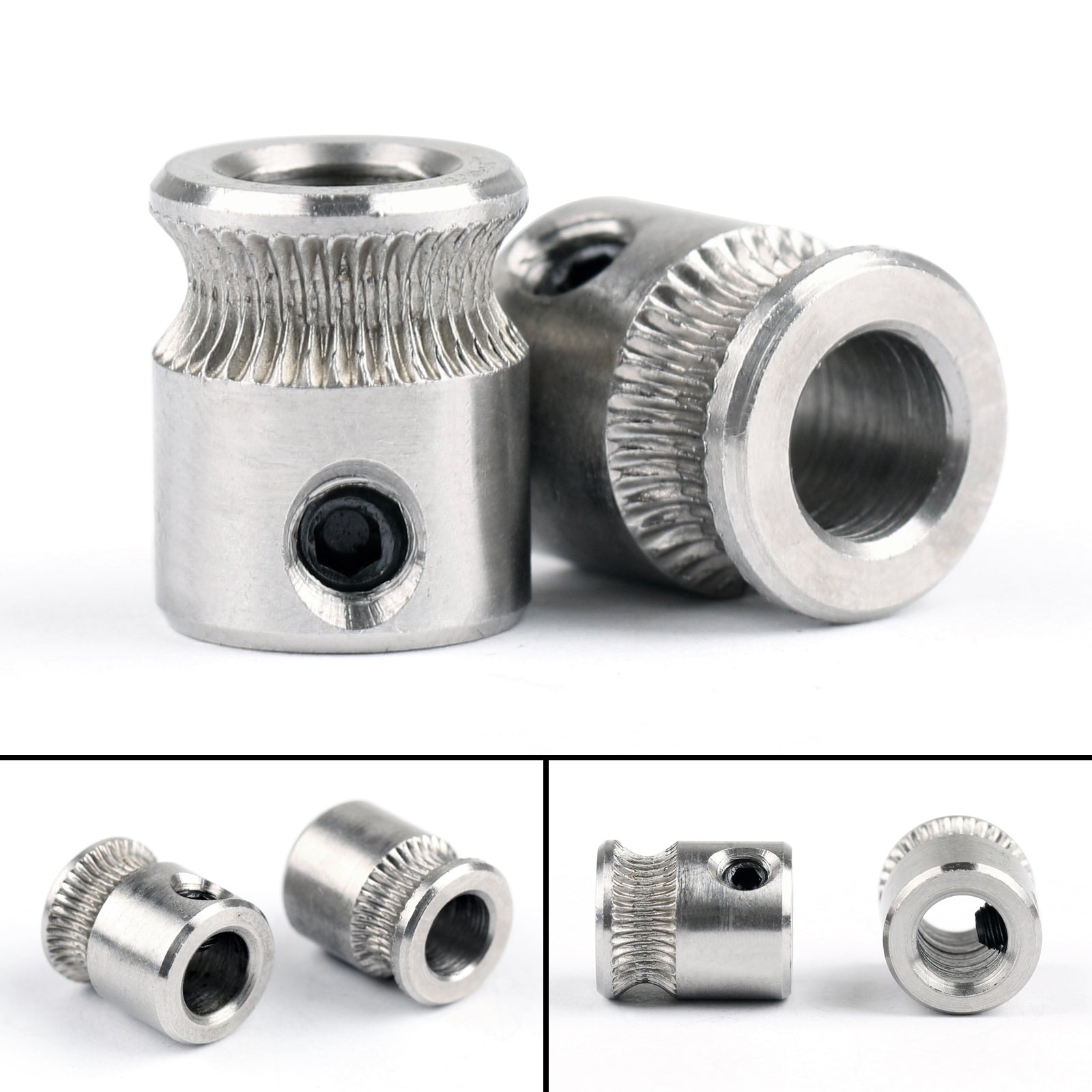 12x Steel MK8 Filament Extruder Pulley Drive Gear 1.75mm 3.0mm 3D Printer