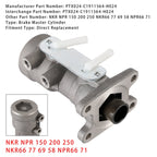08/2000-01/2003 Isuzu NPR250 NPR NPR71 2 Door Truck 4.6L Diesel Brake Master Cylinder PTX024-C1911564-H024 NKR66