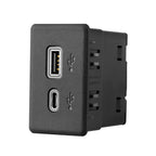 USB and USB-C Port Receptacle Connector for GMC Acadia, Cadillac Escalade, Chevy Silverado, Sierra, Tahoe