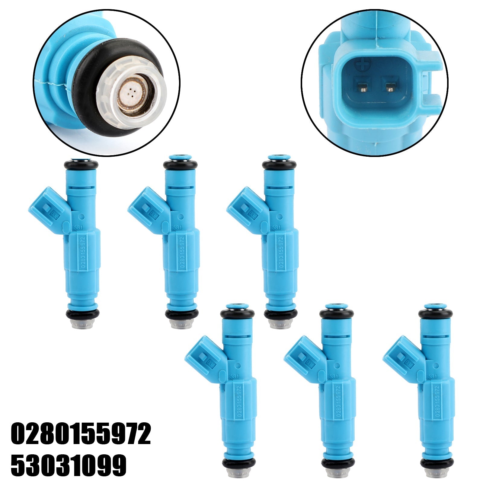 Ram 1500 3.7L Fuel Injector Set 2002 2003