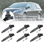 Ignition Coil Spark Plug Bundle for 2001-2010 Toyota Highlander 3.3L V6 Engine 90919-02234 C-528 C1175 GN10536 UF267