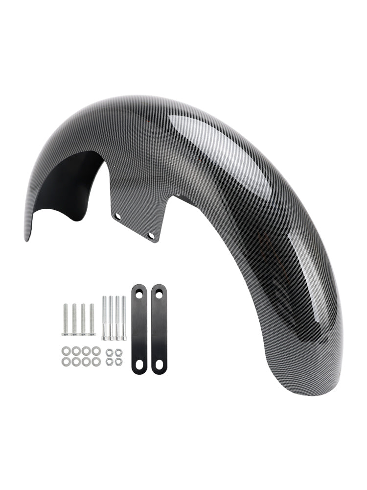 19" Front Fender Wrap ABS For Harley Touring Models Electra Street Road Glide FLHT FLHR Baggers