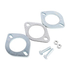 2.5 Inch Steel Exhaust Flanges 64mm Pair with Bolts for Pipe Joint Repair