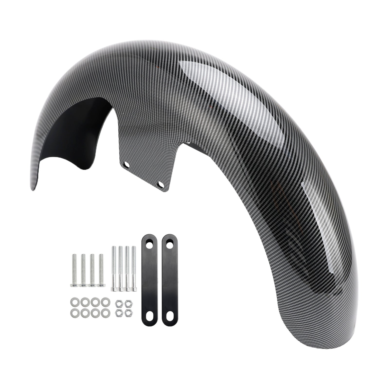19" Front Fender ABS Wrap Kit For Harley Touring Road Glide Street Glide Electra Bagger FLHT FLHR