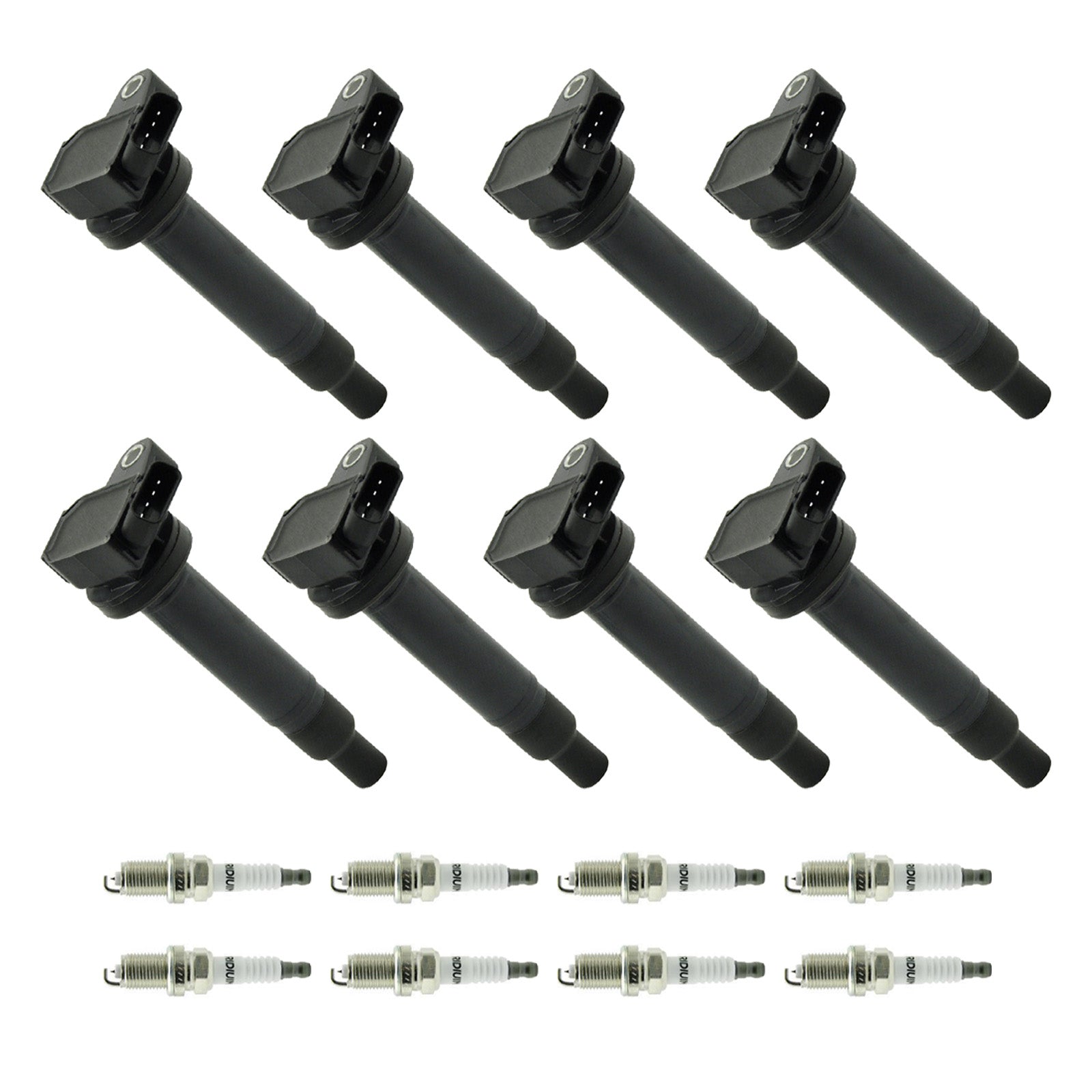 8PCS Ignition Coil Spark Plug Kit UF230 for 2001 2002 2003 2004 2005 2006 2007 Lexus GS430