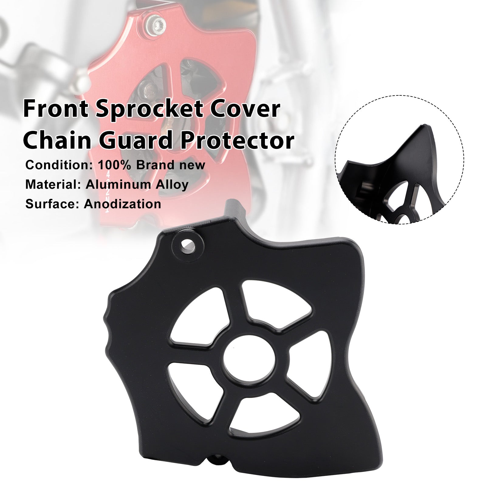 XR650L Front Sprocket Protection Cover Chain Guard 1993 to 2025 Honda